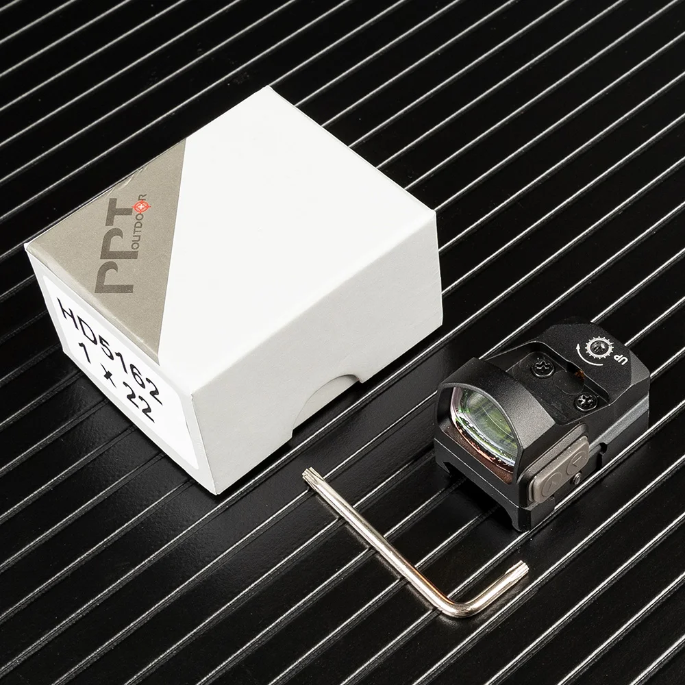 

Fire Wolf New Tactical Red Dot Laser Sight Button Adjustment 2MOA 1X Waterproof Mini Red dot Scope Sight Hunting Scope