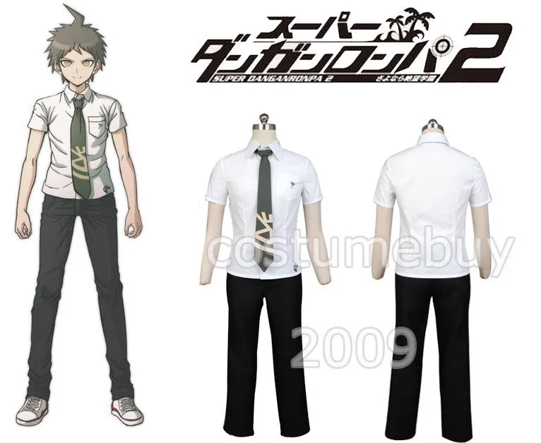 Костюм для косплея Супер Dangan Ronpa 2 Danganronpa Hajime Hinata | Тематическая одежда и униформа