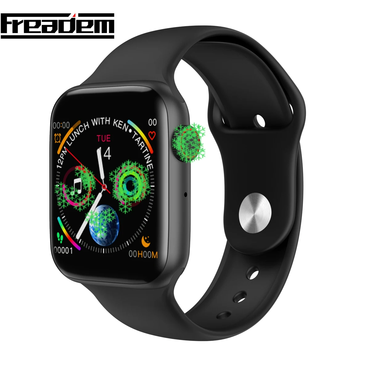 Bluetooth Смарт часы серии 4 монитор сердечного ритма smartwatch android 44 мм чехол для IOS шагомер relogio inteligente PK IWO 6 8