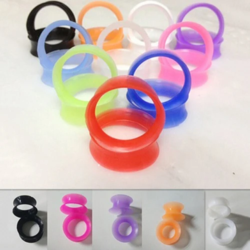 2 шт. силиконовые серьги растяжки для пирсинга|silicone earrings plug|silicone earringsearrings silicon |