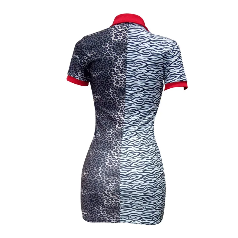 Женское платье-рубашка с отложным воротником и коротким рукавом | Женская одежда