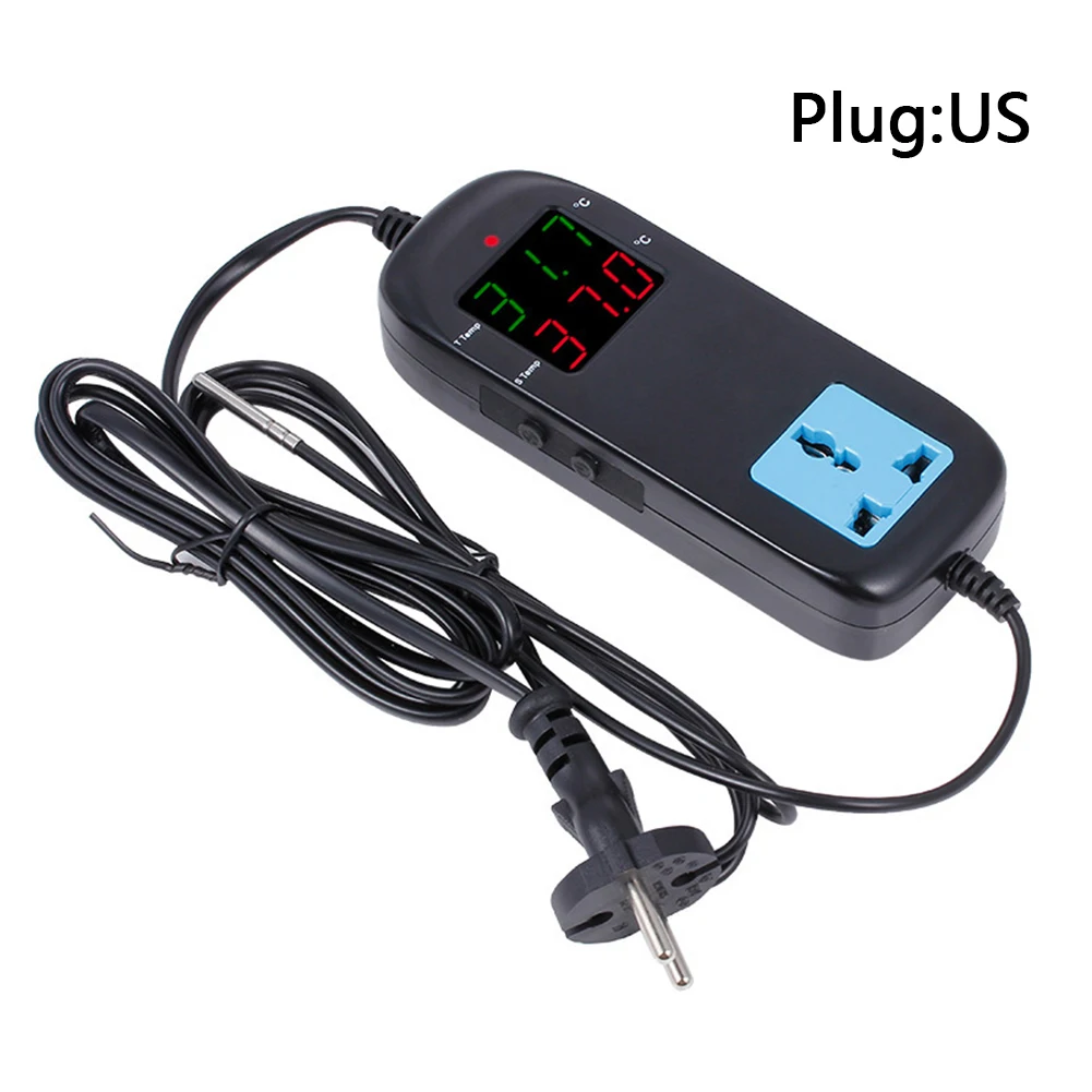 MH-2000 с кабелем цифровой дисплей термостат регулятор электронный аквариум разъем