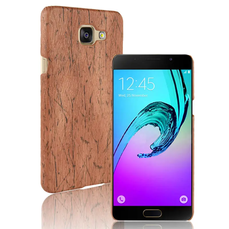 Чехол для Samsung A7 2016 A710 Жесткий из ПК с рисунком дерева + задняя крышка
