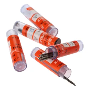 Набор сверл спиральных из быстрорежущей стали, 0,50,60,70,81 мм, 50 шт.