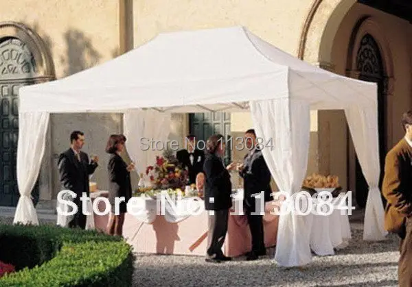 

Beautiful 4m x 6m Professional Aluminum Frame Wedding Gazebo Party Tent Event Cater Leisure Marquee Canopy with Leg Decorations