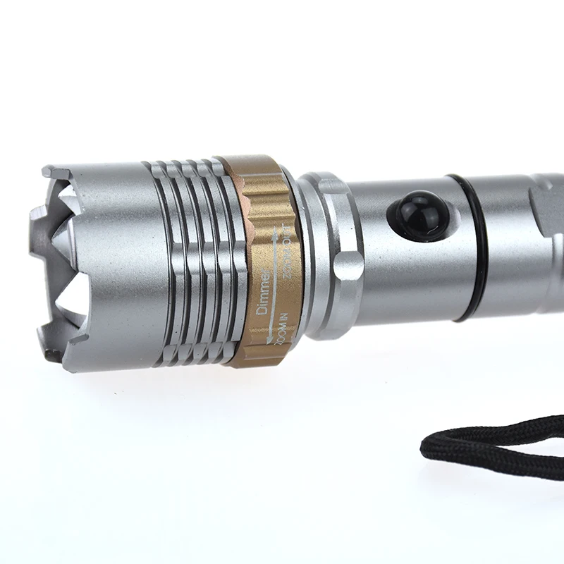 Zonyee фонарь T6 Cree XM-L алюминиевый защитный велосипед для кемпинга 18650 батарея Led