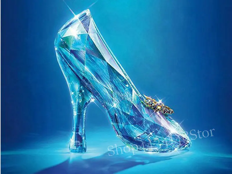 

5d diy diamond painting crystal shoes icon full square rhinestone needlework diamond embroidery beautiful high heels