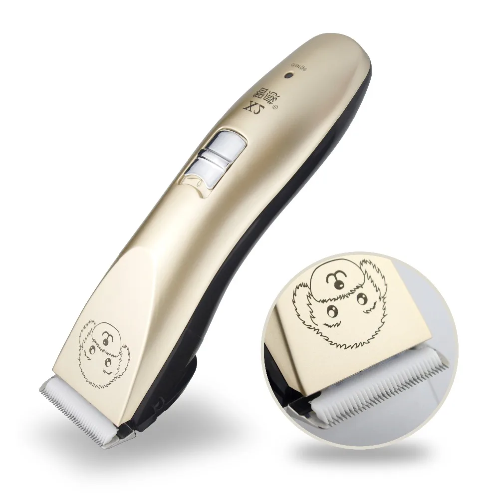 USB Перезаряжаемый низкий уровень шума триммер для волос кошек и собак