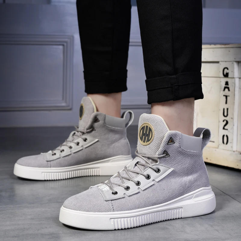 Port of men's shoes OFF WHTIE joint warm wind hip-hop sneakers high for | Спорт и развлечения