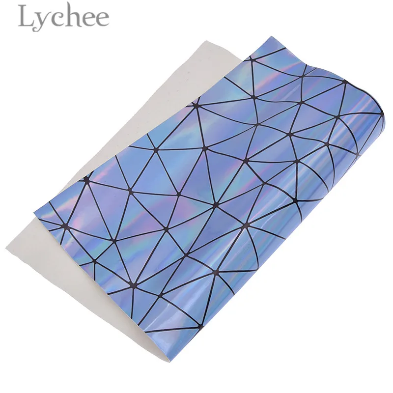 6 Lychee Life A4 лазерная Переливающаяся гладкая ткань из искусственной кожи высокого качества Синтетическая Кожа DIY материал для сумок - Цвет: 6
