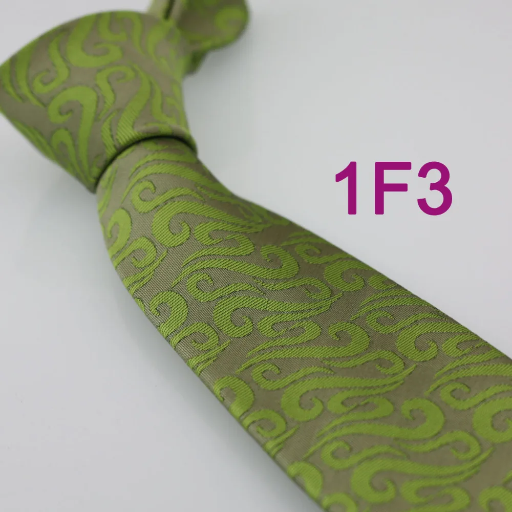 Мужские галстуки Coachella темно-зеленого цвета со стандартным галстуком из