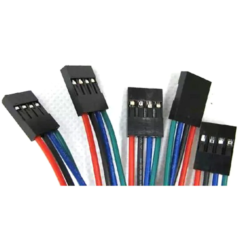 10 шт. 70 см Dupont линия соединительный кабель Провода Женский 4Pin dupont для Arduino Макет 3D