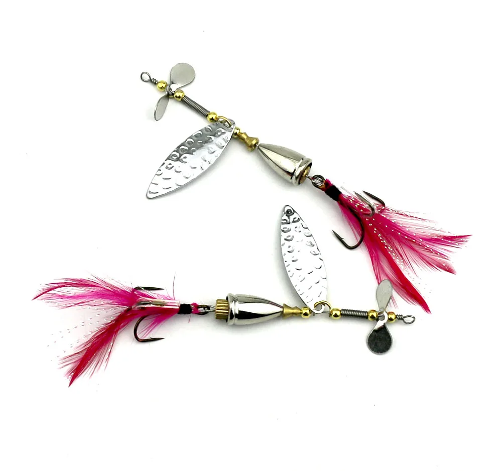 Искусственная металлическая приманка в виде ложки 1 шт. рыболовные приманки с