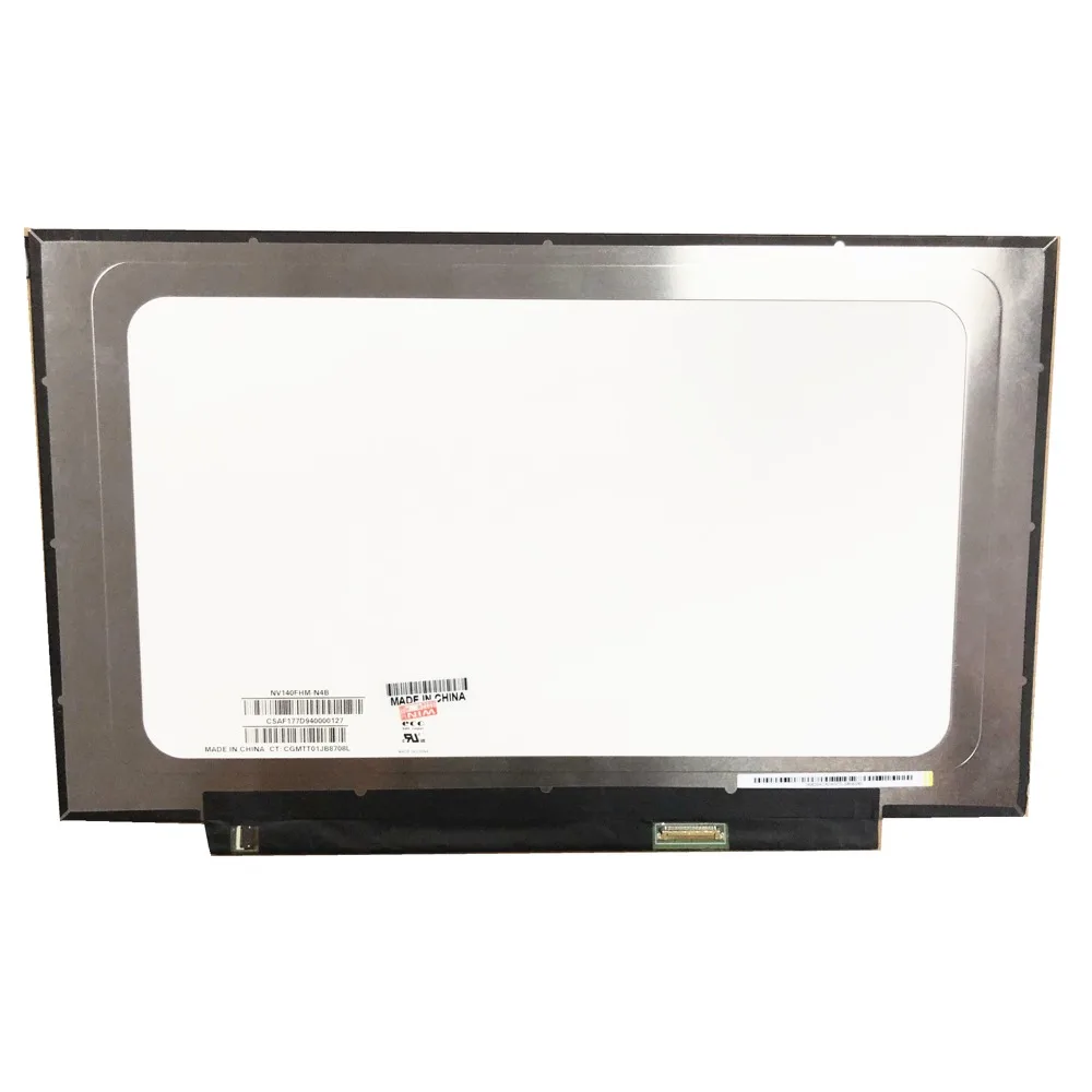 NV140FHM-N4B NV140FHM N4B подходит NV140FHM N41 N47 N4C LP140WF7 SPC1 ЖК-дисплей светодиодный Экран 1920*1080 30 PIN ips