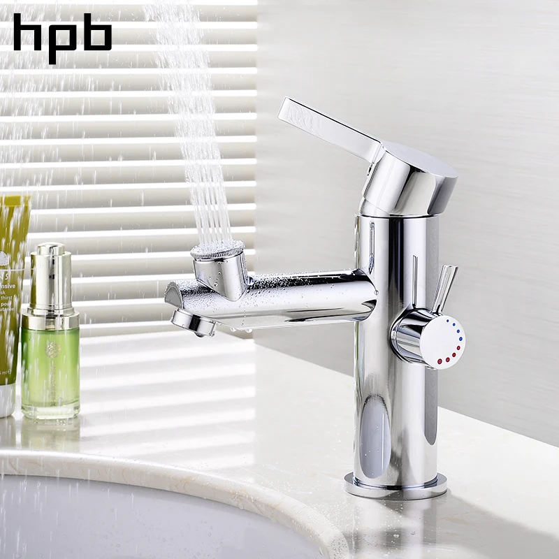 HPB хромированная отделка верхний спрей смеситель для ванной комнаты кран