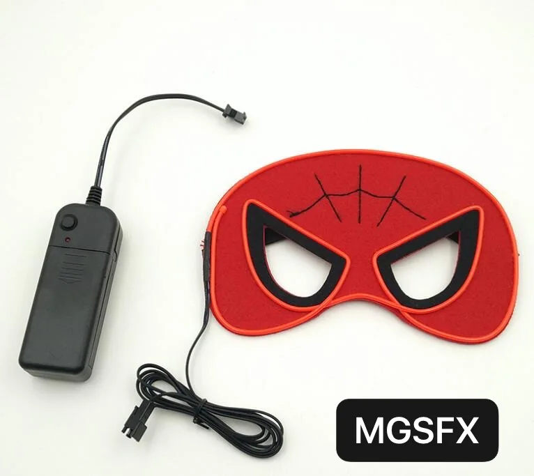 EL Wire маска для детей светильник неоновый череп светодиодный Хэллоуина концерта |