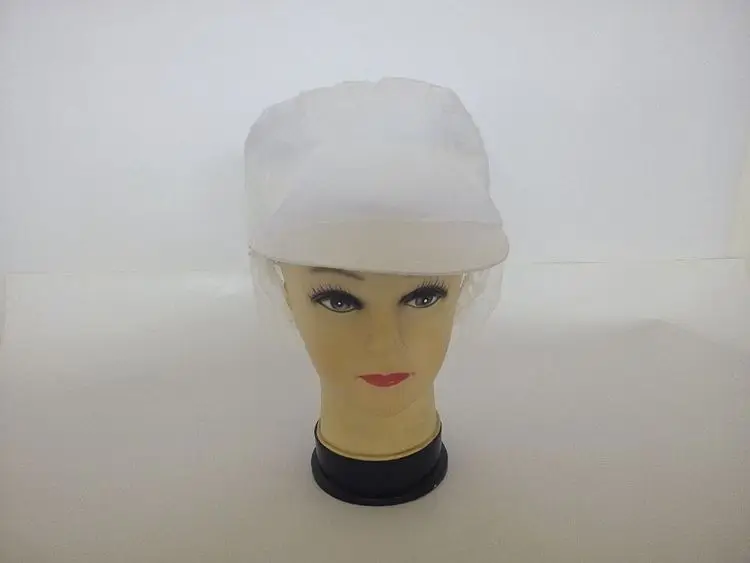 5PCS ---White mesh men's food cap work hat free shipping | Безопасность и защита