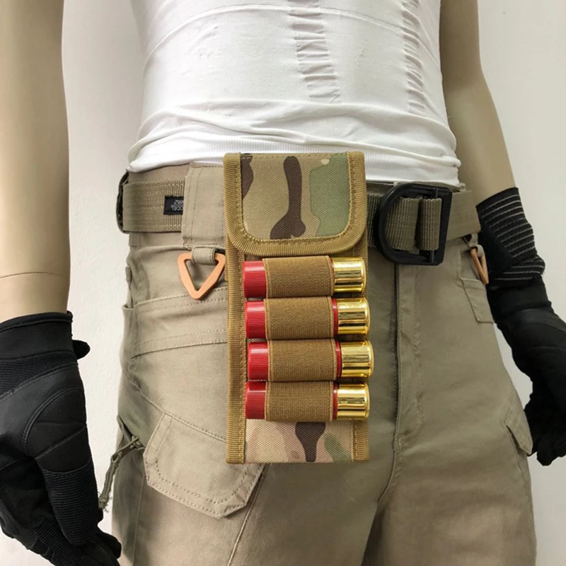 Новинка, 5 цветов, нейлоновая сумка Molle, тактические охотничьи аксессуары, 16 прикладочный патронный ремень, камуфляжный подсумок, тактическая Сумка Molle