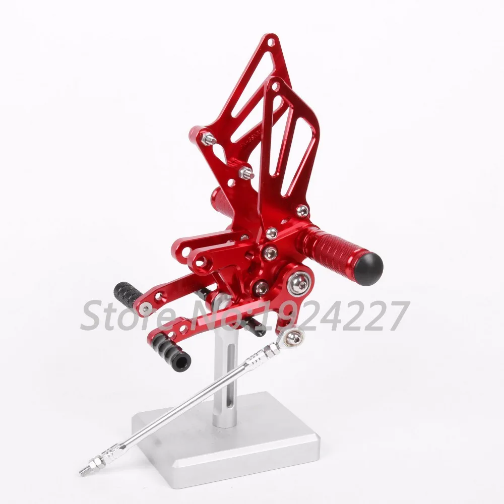 8 видов цветов CNC Rearsets для Suzuki GSXR1000 GSXR600 GSXR750 задний комплект мотоциклетные