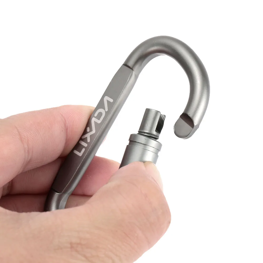 Алюминиевый карабин Lixada для скалолазания 5 шт. карабины ключей инструмент