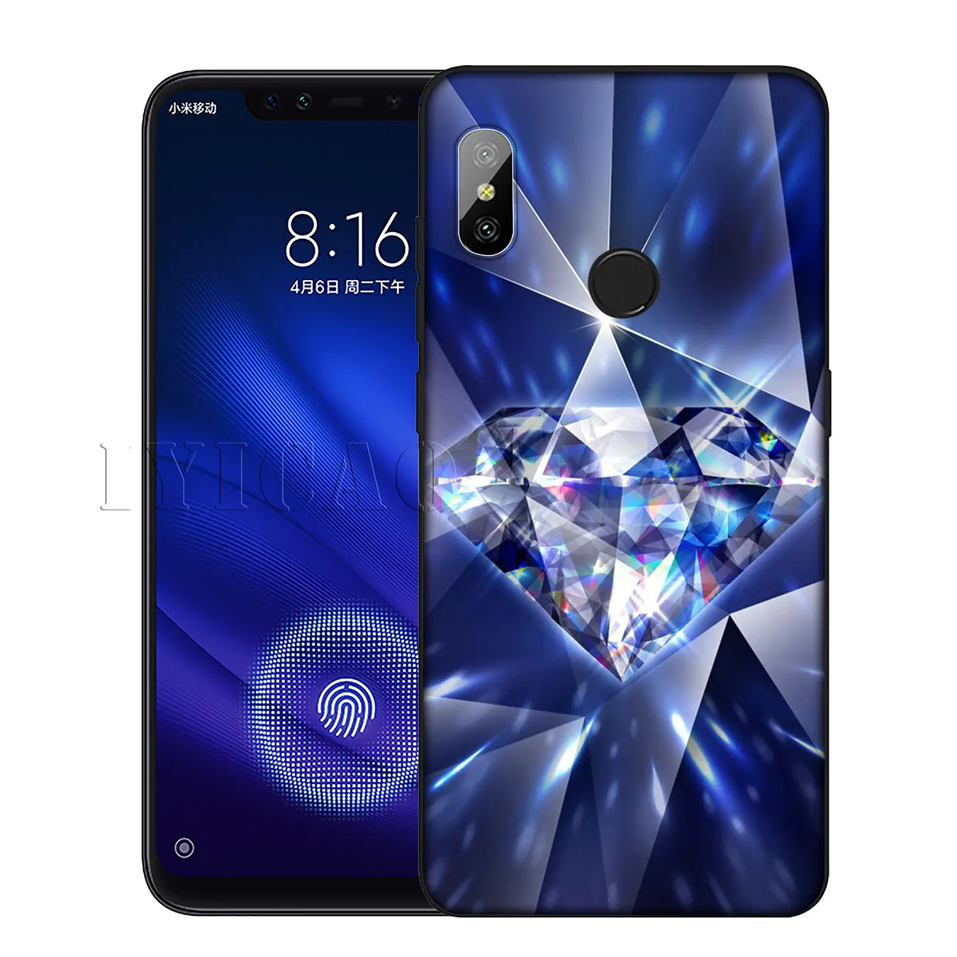 Блестящий Роскошный силиконовый мягкий чехол IYICAO для Xiaomi Redmi 6A 5A Note 8 7 4 4X 5 Plus 6 Pro