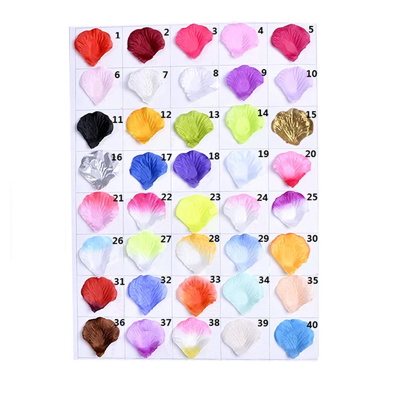 1000 шт реалистичные искусственные лепестки роз Декор Поддельные цветы