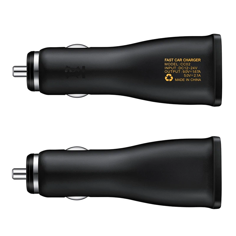 Быстрое зарядное устройство 5V 9V для автомобиля с двумя портами USB быстрое адаптер