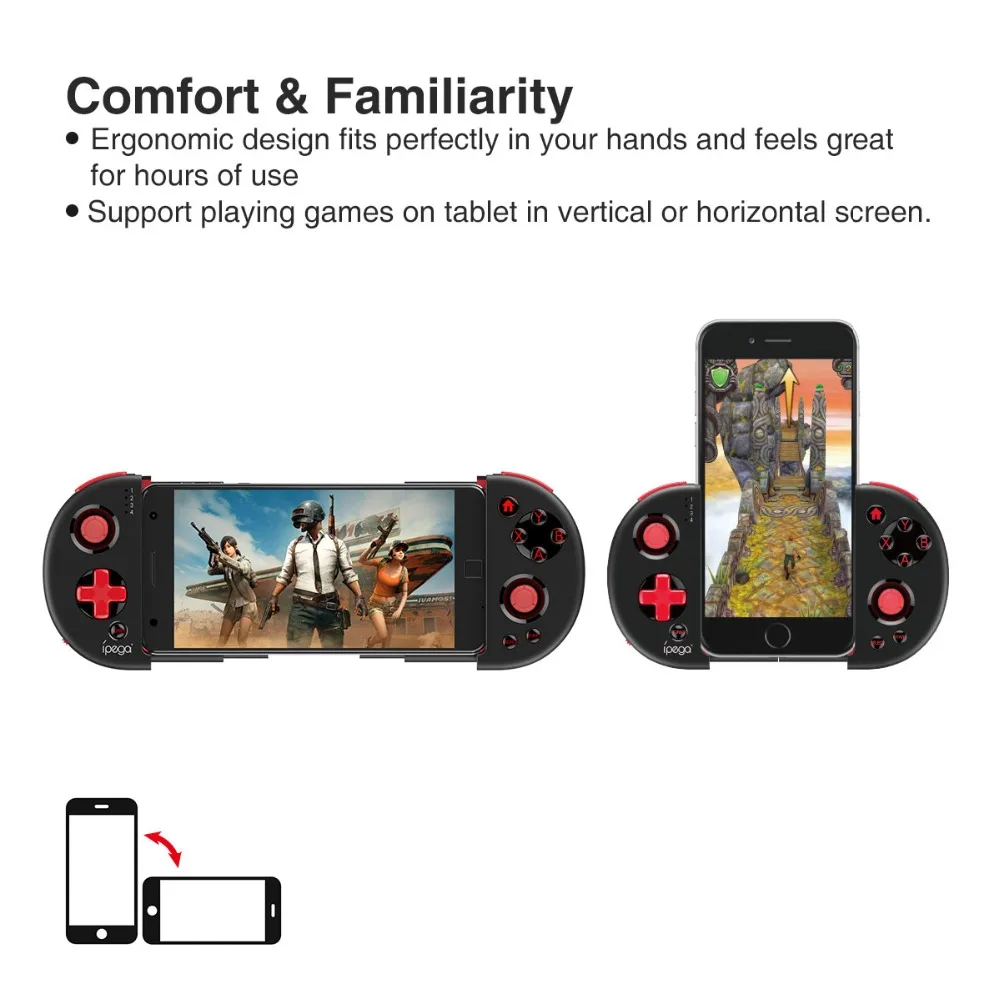PG9087 Выдвижной Bluetooth беспроводной пульт дистанционного управления ler для Android PUBG