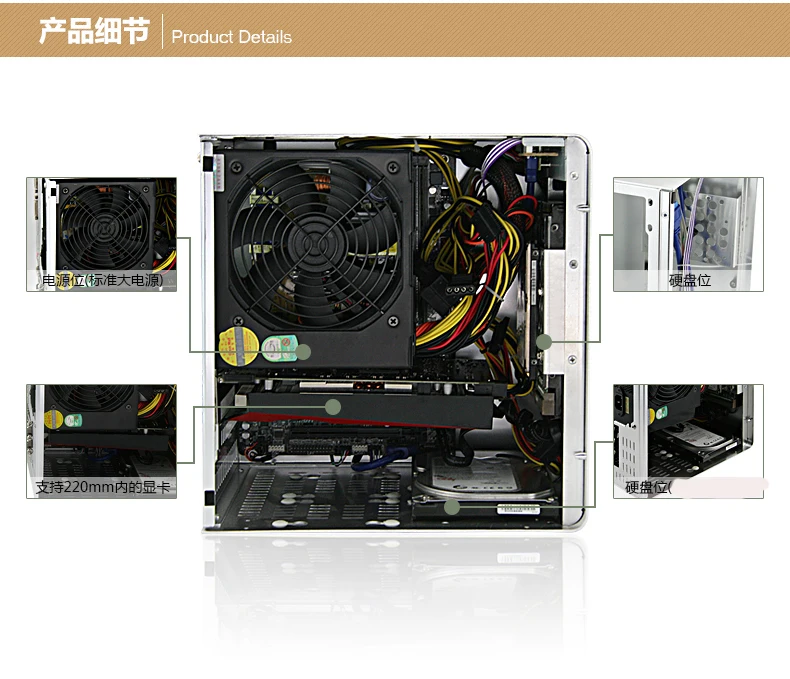 S4 mini ITX алюминиевый корпус HTPC|Корпуса для компьютеров| |
