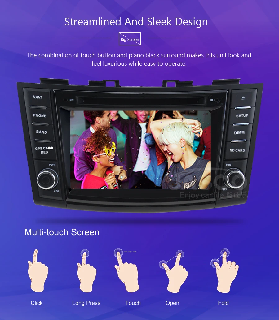 Ips Android 8,1 9,1 9,0 автомобильный стерео dvd-плеер gps навигация радио для Suzuki Swift 2011 2012+ Радио авто мультимедийный плеер