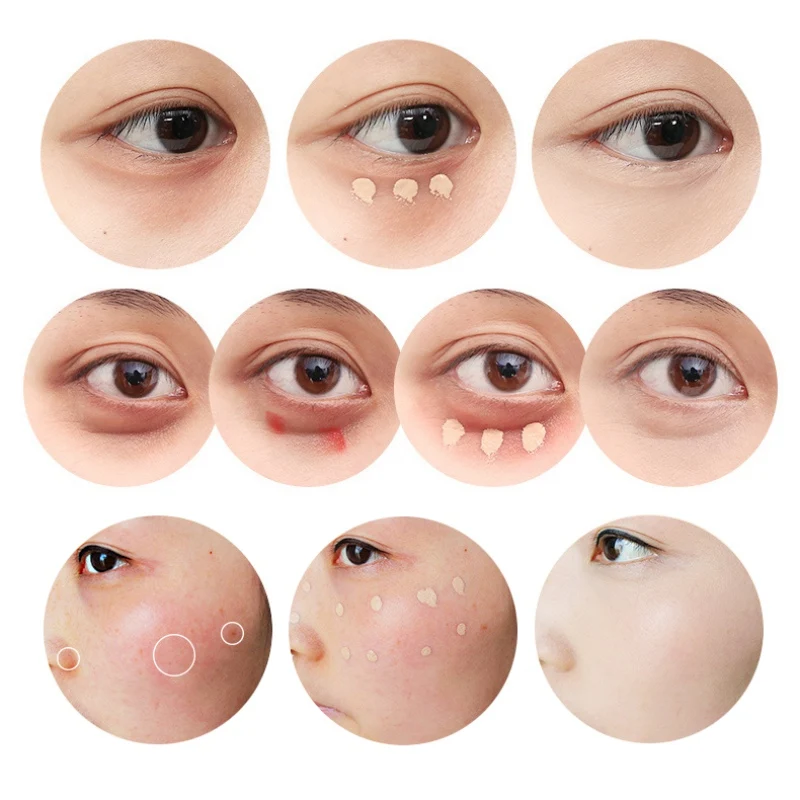 

Liquid Concealer Stick Moisturizing Oil-control Cover Blemishes Brighten Even Skin Color Concealer