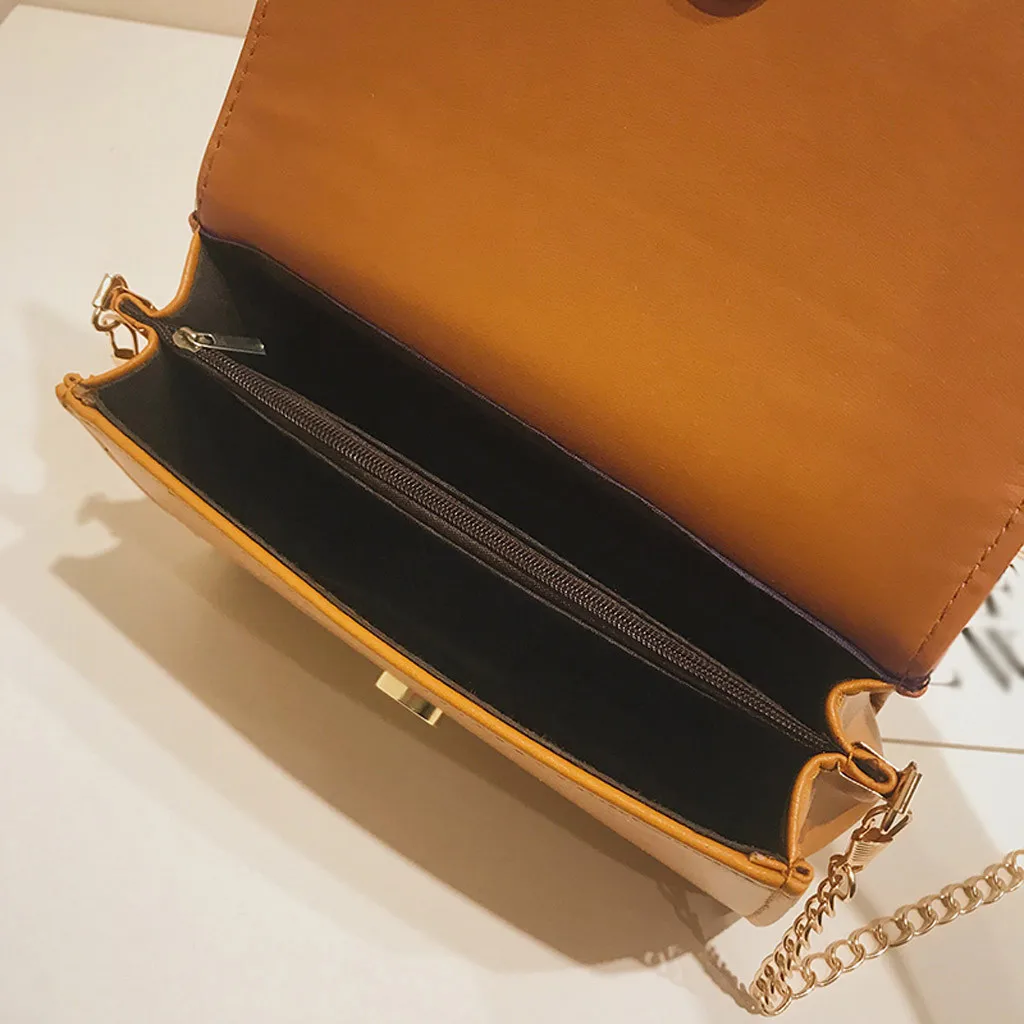 

Simple Women Shoulder Bag Girls Retro Leather Solid Color Versatile crossbody bags for women clutch bag hand sling Messenger Bag