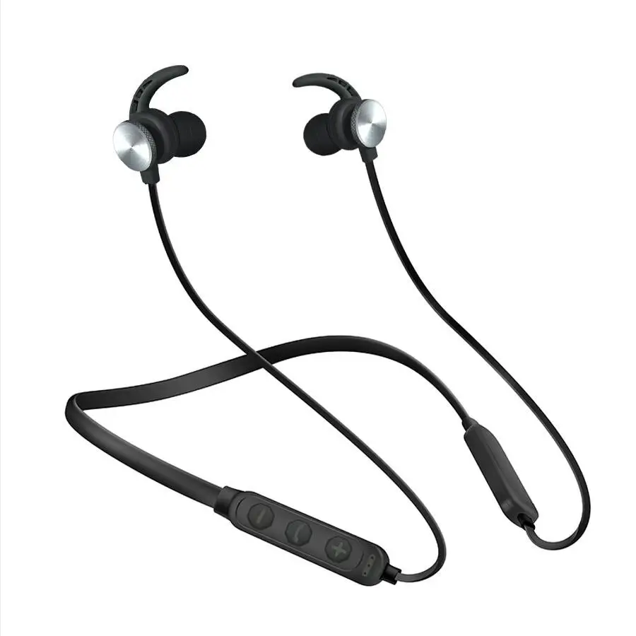 Black YOU FIRST Bluetooth наушники беспроводные наушники для телефона Спорт стерео Магнитная гарнитура Bluetooth Auriculars с микрофоном - Цвет: Black