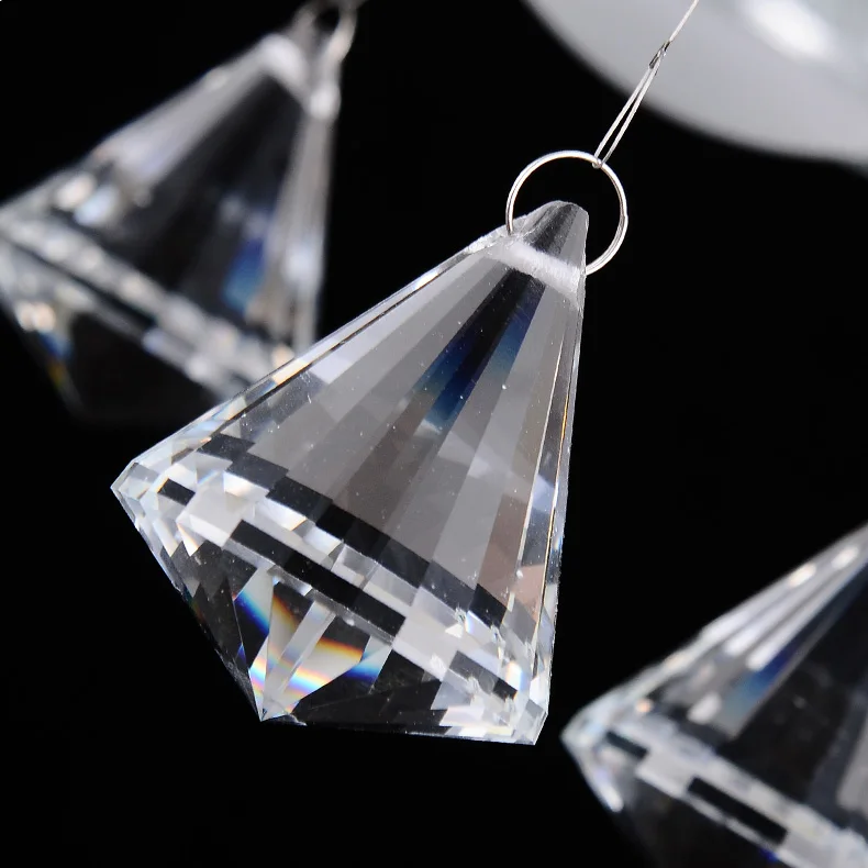 Классическая и лаконичная стеклянная железная хрустальная лампа модный