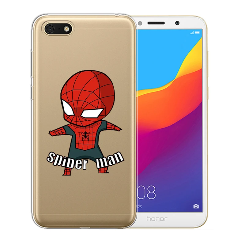 Для Huawei Honor 7C 7A 8 8X 8C 9 10 Nova 2 3 3i Y5 II Y6 Y3 2017 Prime 2018 Plus Pro Lite Marvel Роскошный милый чехол для