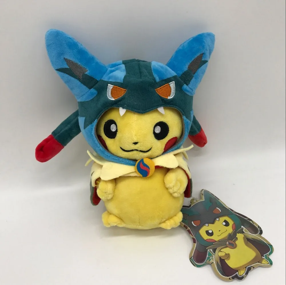 Lucario накидка плюшевый Пикачу мягкая игрушка кукла плюшевое чучело 9&quot | Игрушки и