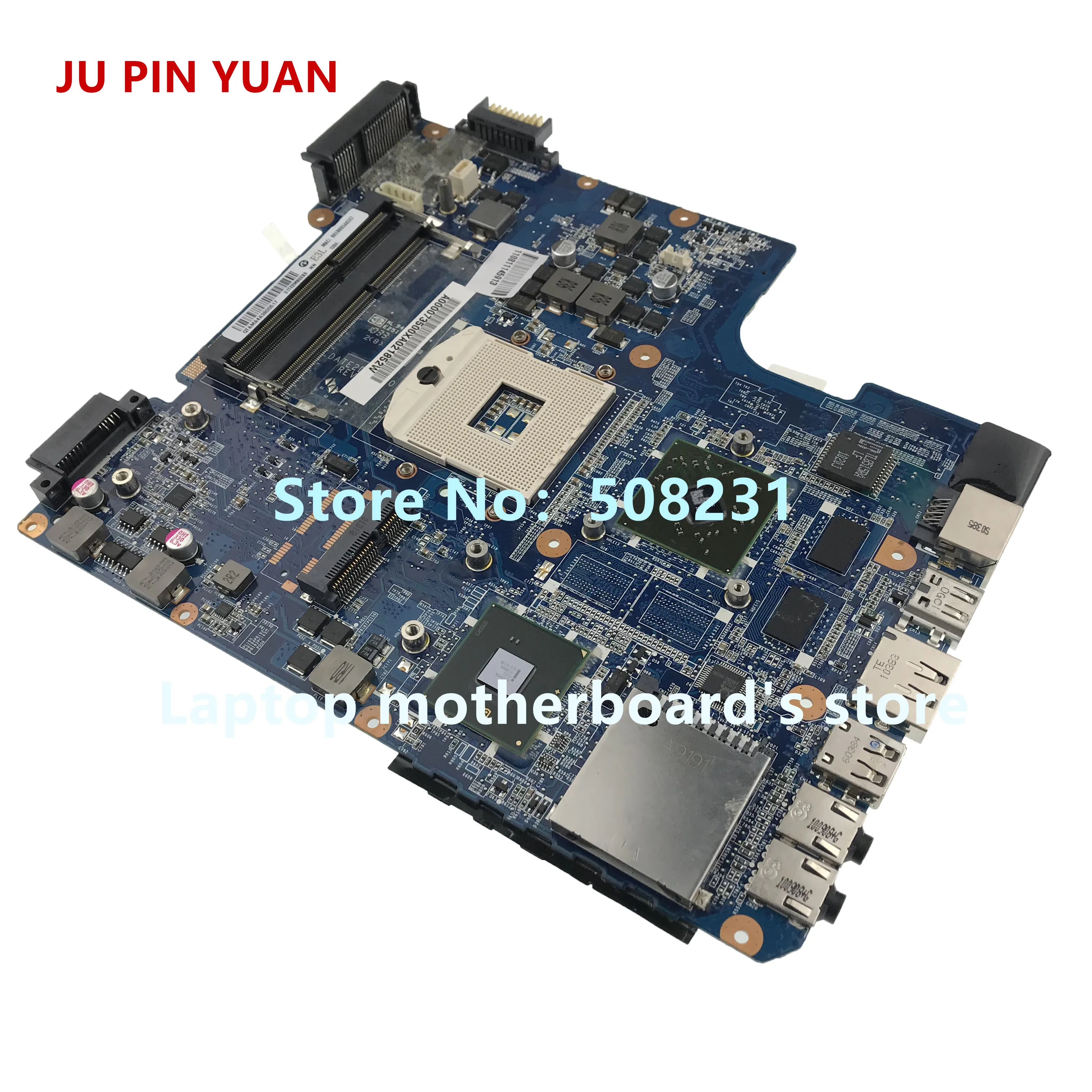 JU PIN YUAN для toshiba satellite L640 L645 Материнская плата ноутбука a00007500date2dmb8e0 REV: E полностью протестирована