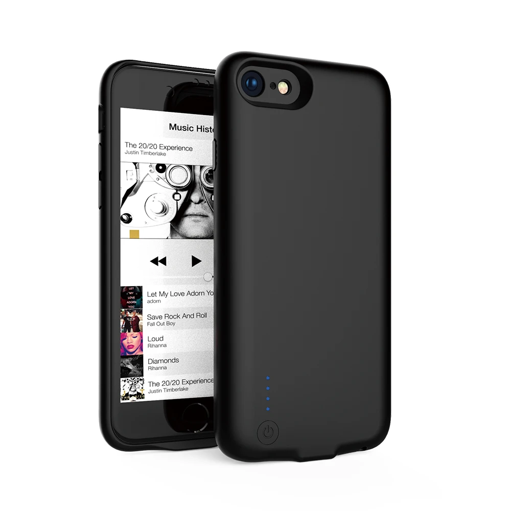 Joyroom чехол для зарядного устройства для iPhone 7 8 Внешний аккумулятор чехол для iPhone 7 Plus 8 Plus с аудио наушниками