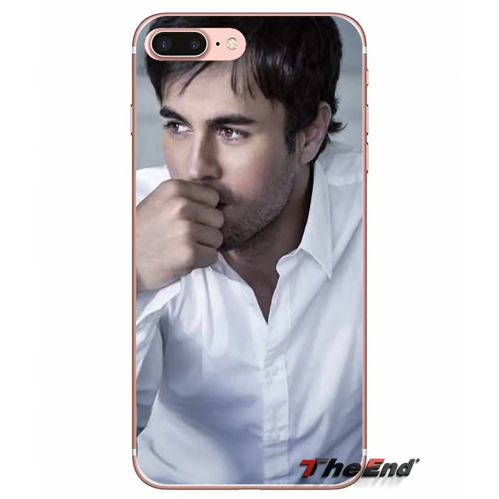 Чехлы из ТПУ Singer Enrique Iglesias Pop star для iPhone X 4 4S 5 5S 5C SE 6 6S 7 8 Plus Samsung Galaxy J1 J3 J5 J7 A3 A5 2016