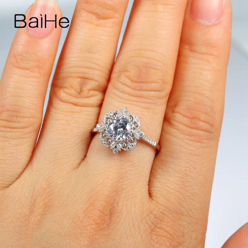 Женское кольцо из серебра 925 пробы с натуральным белым топазом|sterling silver ring|wedding