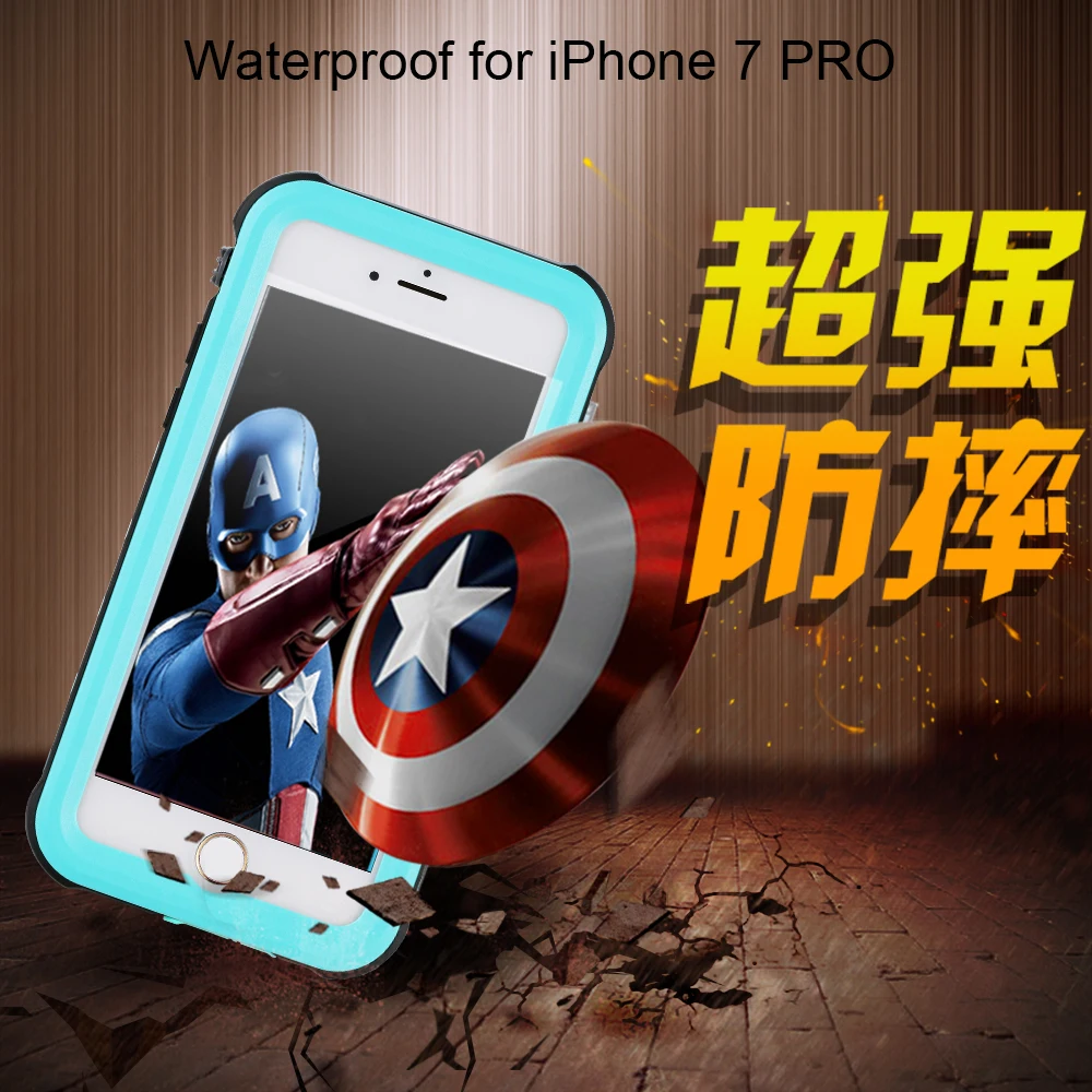 Подводный водонепроницаемый чехол для iphone 7 7 plus Красного перца Dot серии IP68 водонепроницаемый чехол для iphone 8, 8 plus, 5 5S SE 6 6 S Plus