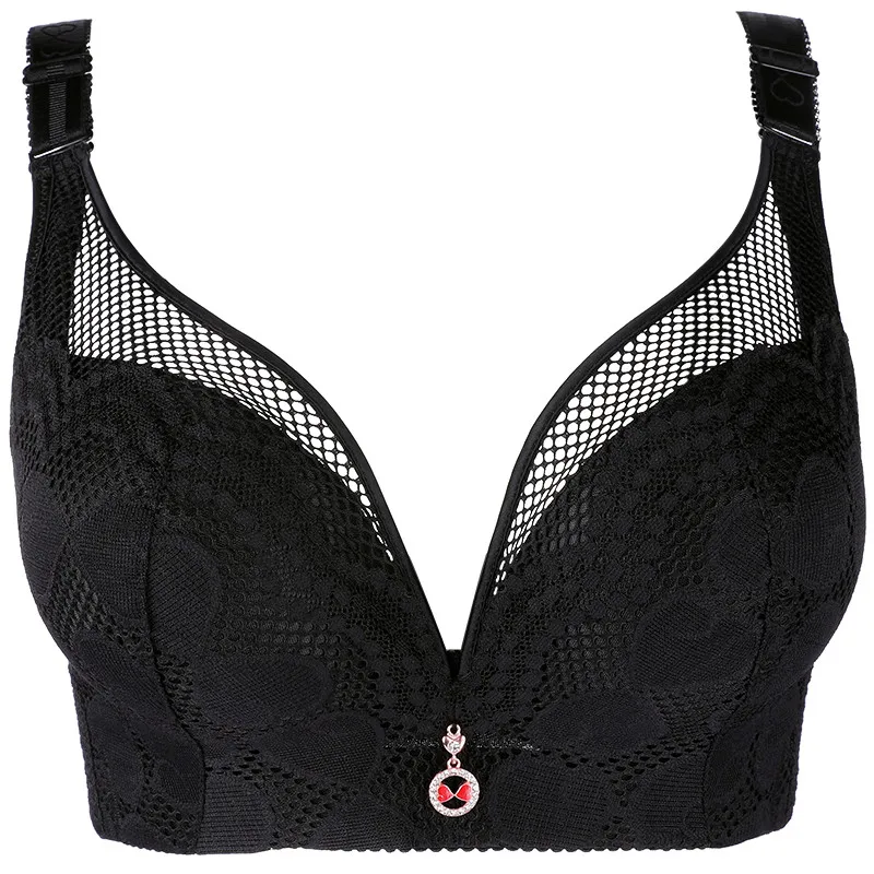 171 black Женское нижнее белье, бюстгальтер пуш-ап, пуш-ап, бюстгальтер размера плюс, сексуальный бюстгальтер большого размера 50C 120D - Цвет: 171 black