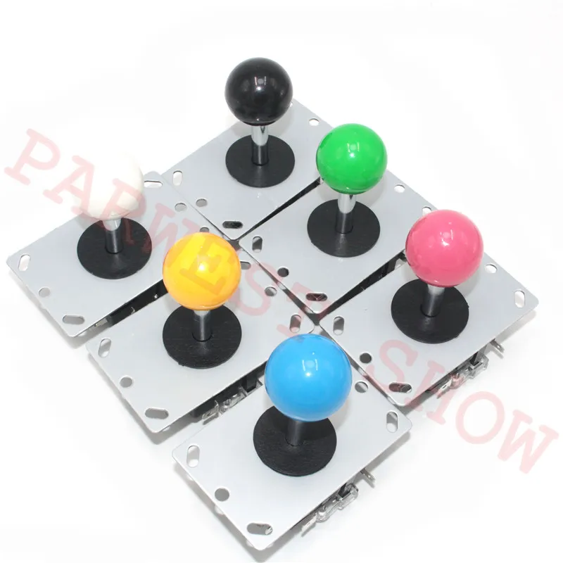 2 шт. высокое качество 4 way/8 способ Аркада Sanwa стиль джойстик с микропереключателем/круглый шар аркада Борьба Stick Запчасти для MAME