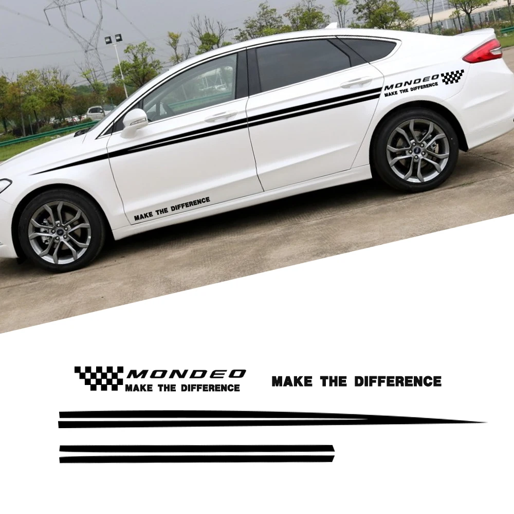 Автомобильные аксессуары наклейка на автомобиль для Ford Mondeo боковая наклейка на кузов автомобиля Наклейка для хэтчбек седан наклейки DIY Украшение автомобиля 280 см