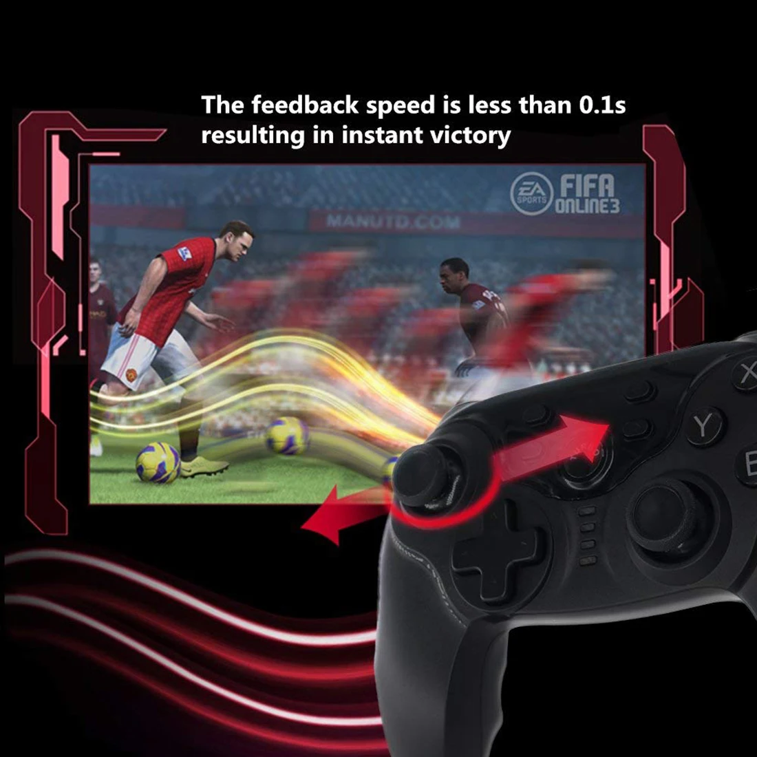 JYS беспроводной игровой контроллер для nintendo Switch Поддержка версии 5.1.0 Bluetooth Pro