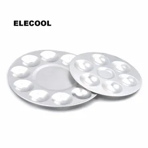 Косметическая Палитра ELECOOL из алюминия с 610 ячейками для макияжа, основа, BB крем, лак для ногтей, лоток для смешивания, художественная Акварельная палитра