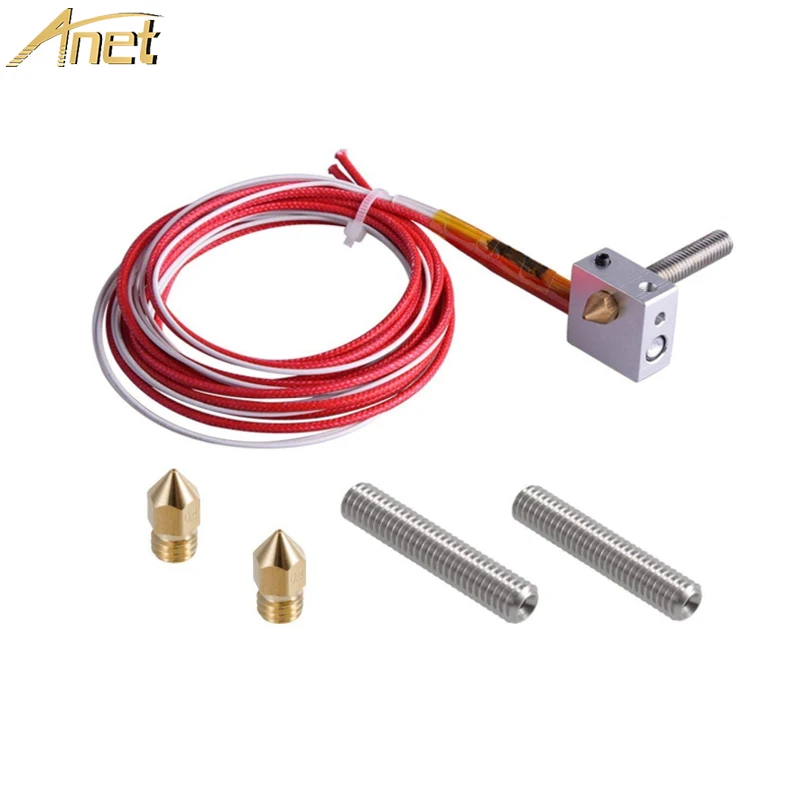 Детали для 3D-принтера Anet аксессуар наборы экструдера с горячим концом насадка 0 4
