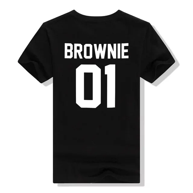 Футболки с рисунком сестры лучшие футболки для женщин и девочек brownie blondie 01