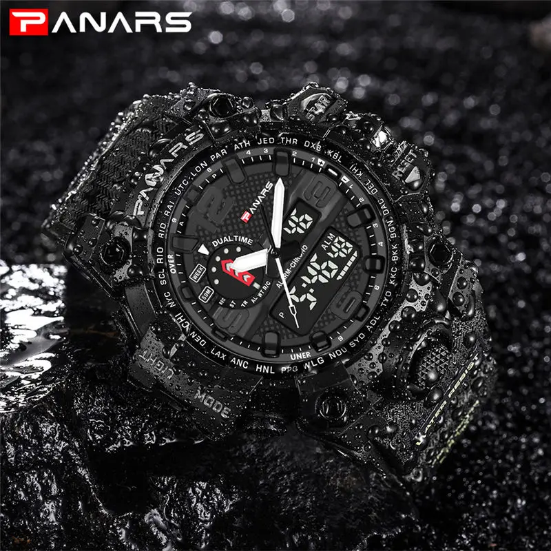 Цифровые наручные часы для мужчин армейские спортивные электронные
