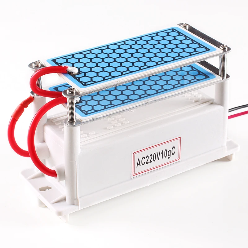 Portable Ceramic Ozone Generator 220V/110V 10g Double Integrated Long Life Plate Ozonizer Air Water Purifier | Дом и сад